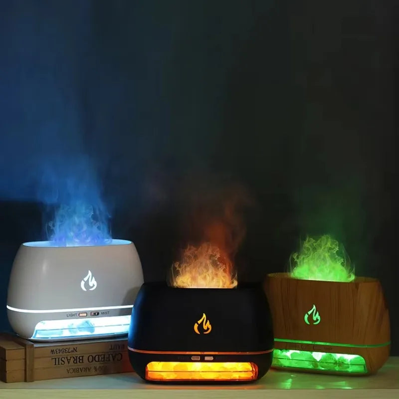 Mini 3D Flame Aroma Diffuser