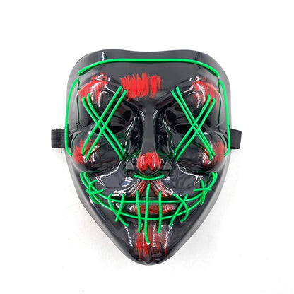 Wireless Scary Glowing Purge Mask