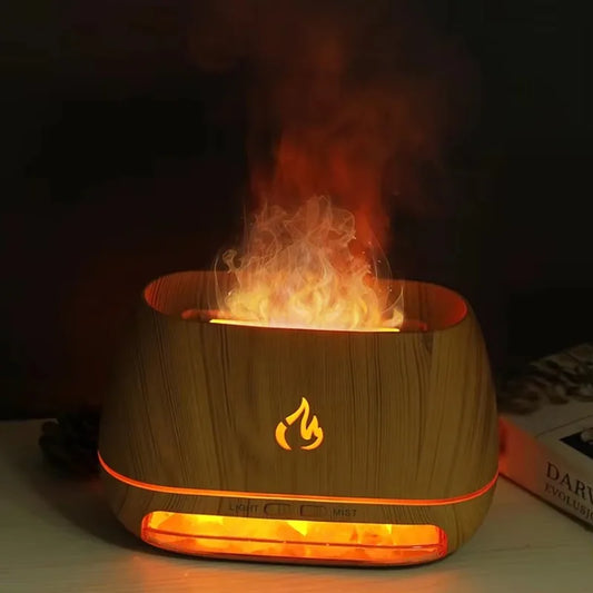 Mini 3D Flame Aroma Diffuser